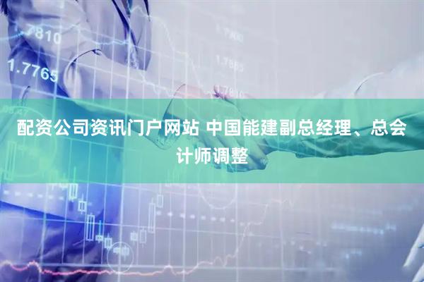 配资公司资讯门户网站 中国能建副总经理、总会计师调整